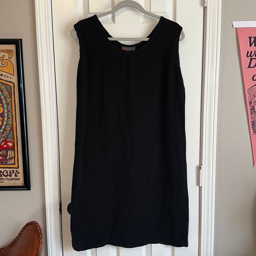Aida Dalati Little Black Cocktail Mini Dress